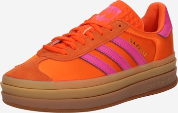 Baskets basses 'Gazelle Bold' ADIDAS ORIGINALS en orange : devant