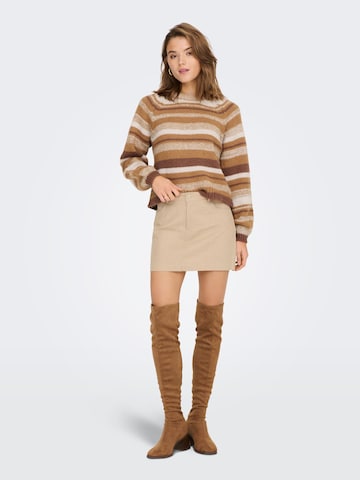 ONLY Sweater 'Abby' in Brown