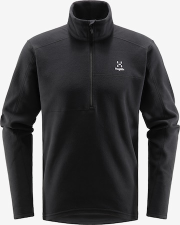 Haglöfs Athletic Fleece Jacket 'Buteo' in Black: front