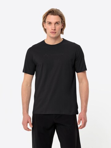 VAUDE Funktionsshirt (GOTS) in Schwarz: Vorderseite