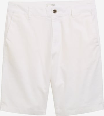 TOM TAILOR DENIM Loosefit Hose in Weiß: Vorderseite