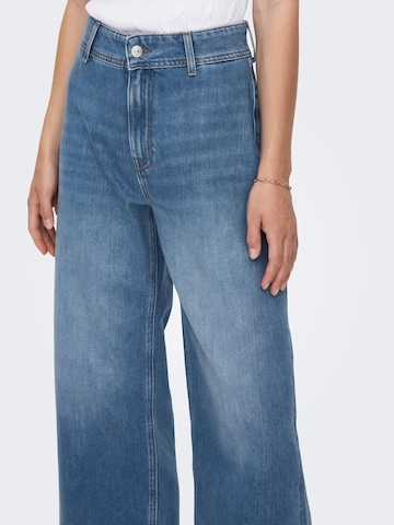 Wide leg Jeans 'SYLVIE' de la ONLY pe albastru