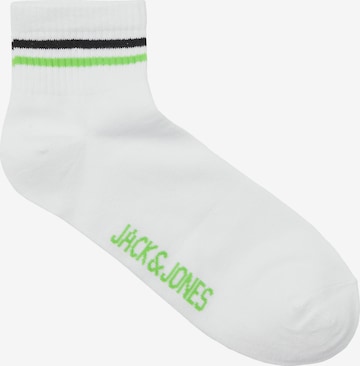 JACK & JONES Къси чорапи 'BENJAMIN' в бяло