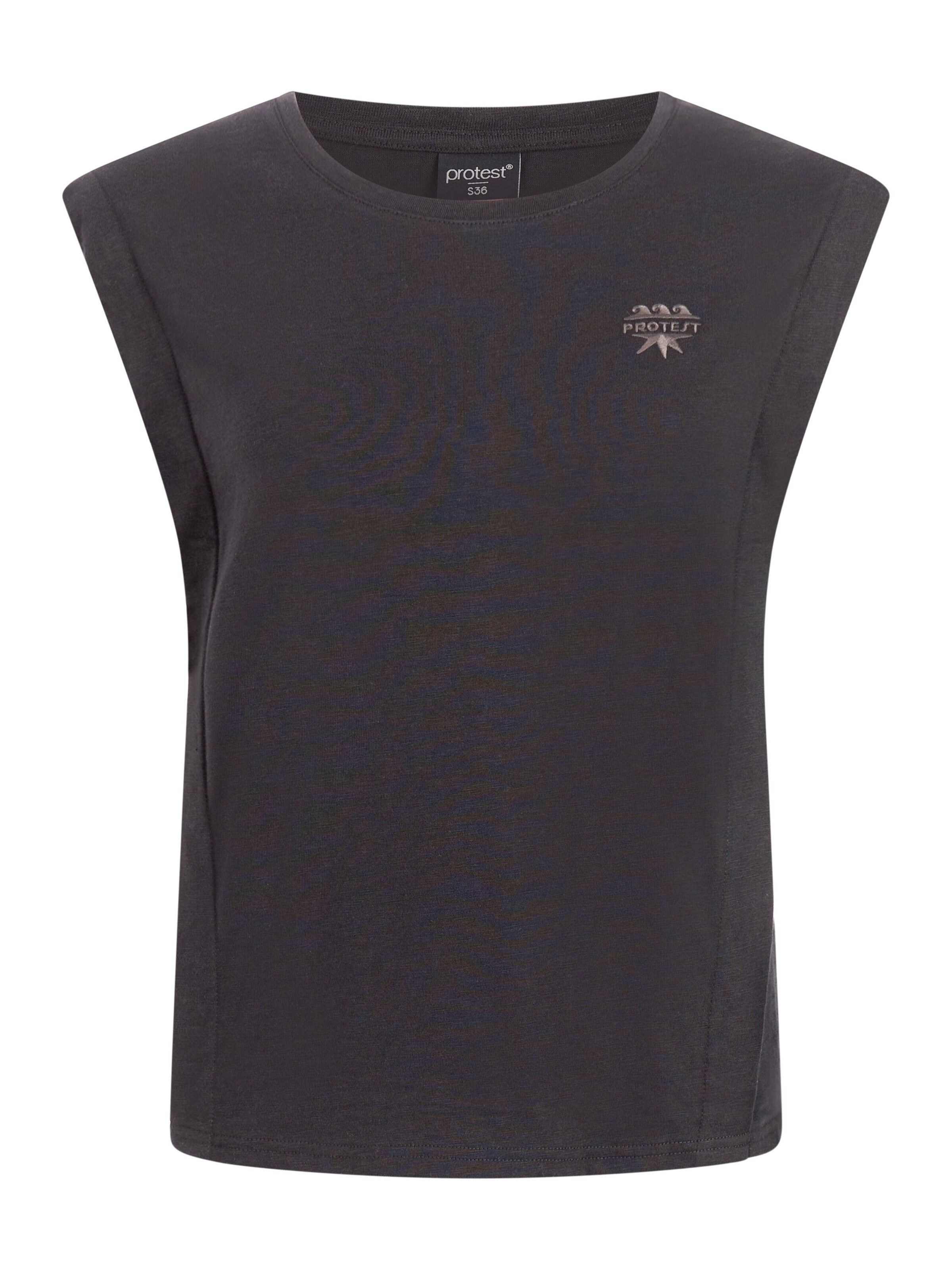 PROTEST Shirt 'PRTBarrio'‌‌‌‌‌‌‌‌ in Schwarz: Vorderseite