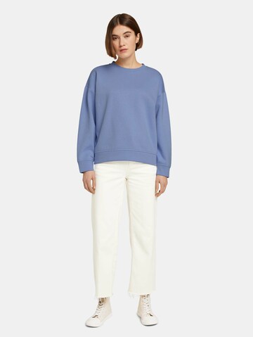 TOM TAILOR DENIM Sweatshirt in Blau