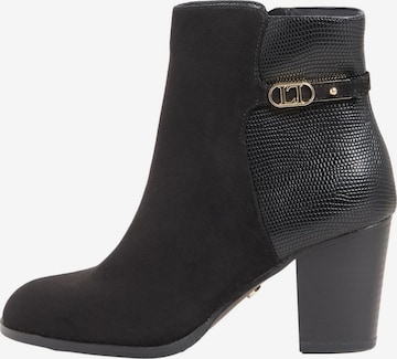 Stivaletto di Lipsy in nero: frontale