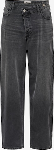 ONLY Baggy Farkut 'ONLGIORGIA' värissä musta: etupuoli