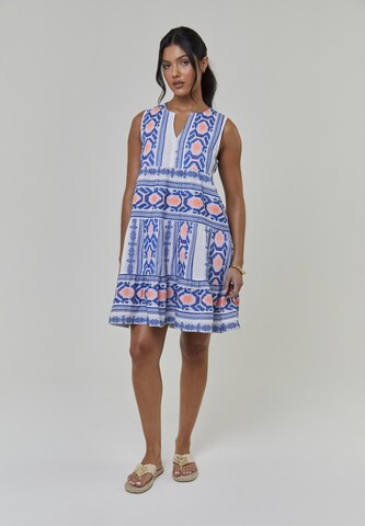 South Beach Kleid in Blau: Vorderseite