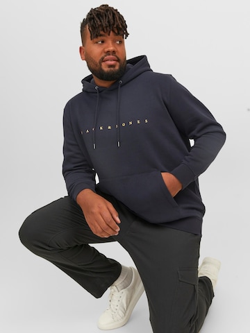 Jack & Jones Plus Sweater 'Star' in Blue