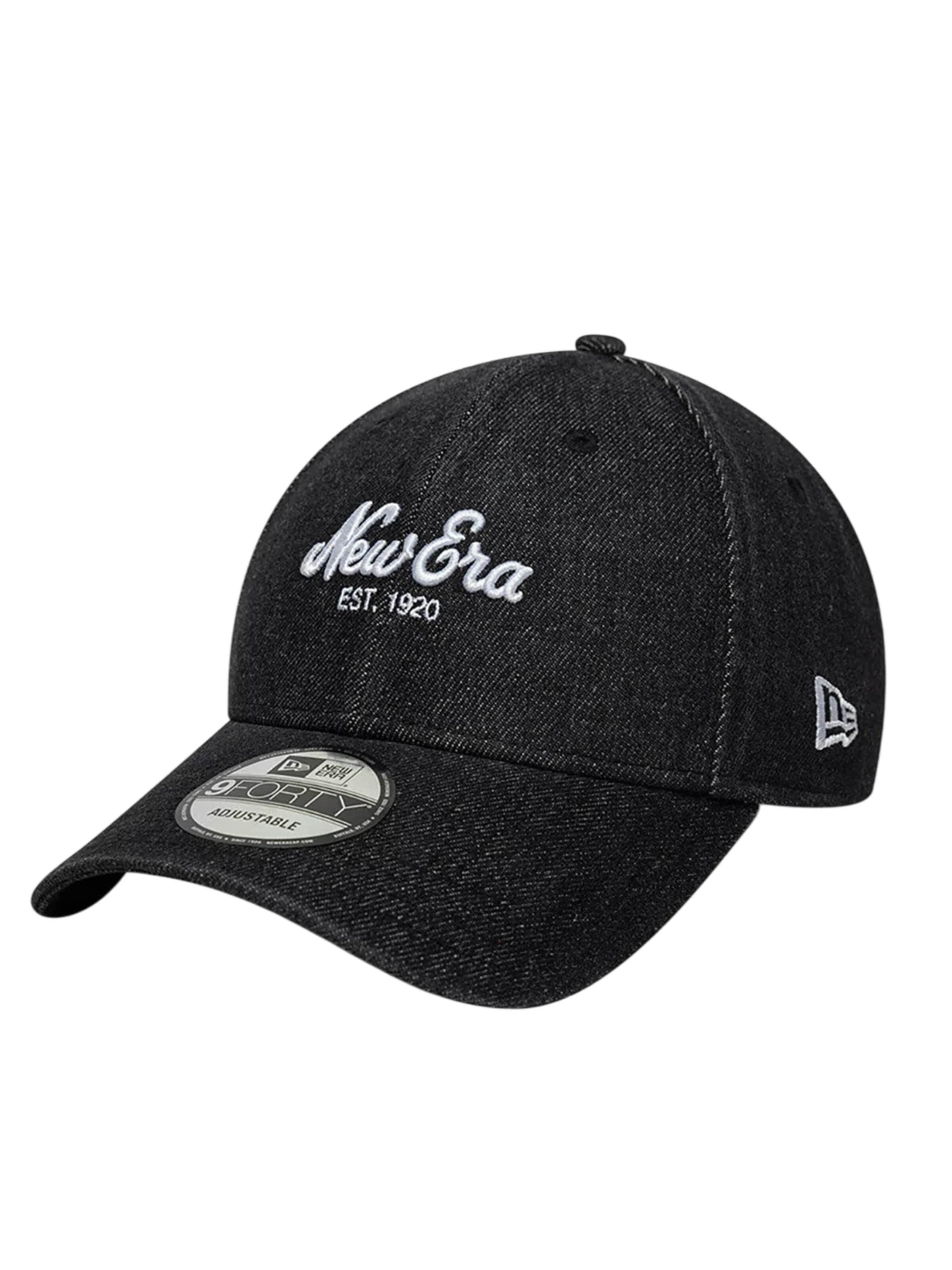 NEW ERA Cap 'Denim'‌‌‌‌‌‌‌‌‌‌ in Schwarz
