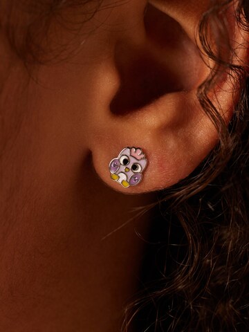 Boucles d'oreilles Lucardi en argent