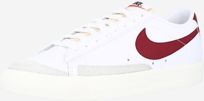 Sneaker bassa '77 Vintage' Nike Sportswear di colore rosso vino / bianco / offwhite, Visualizzazione prodotti