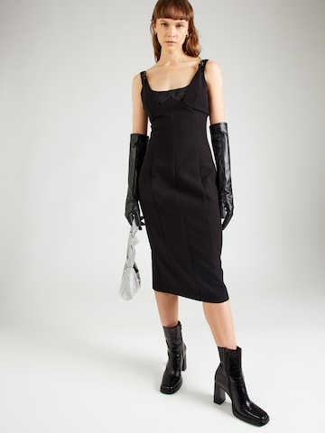 Versace Jeans Couture Φόρεμα σε μαύρο: μπροστά