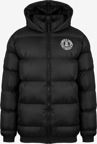 Unfair Athletics Winter Jacket 'DMWU' in Black: front