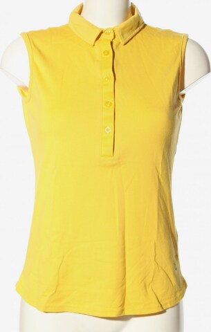 Girls Golf Polo-Shirt M in Gelb: predná strana
