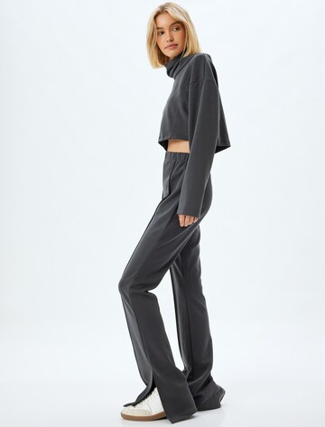 Koton Wide leg Pantalon in Grijs