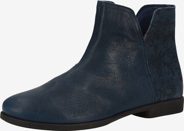 Bottines THINK! en bleu : devant