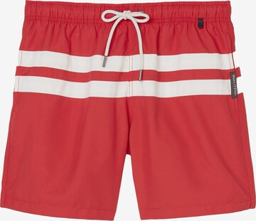 Shorts de bain Marc O'Polo en rouge : devant