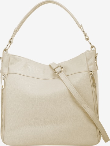 Cluty Handbag in Beige: front