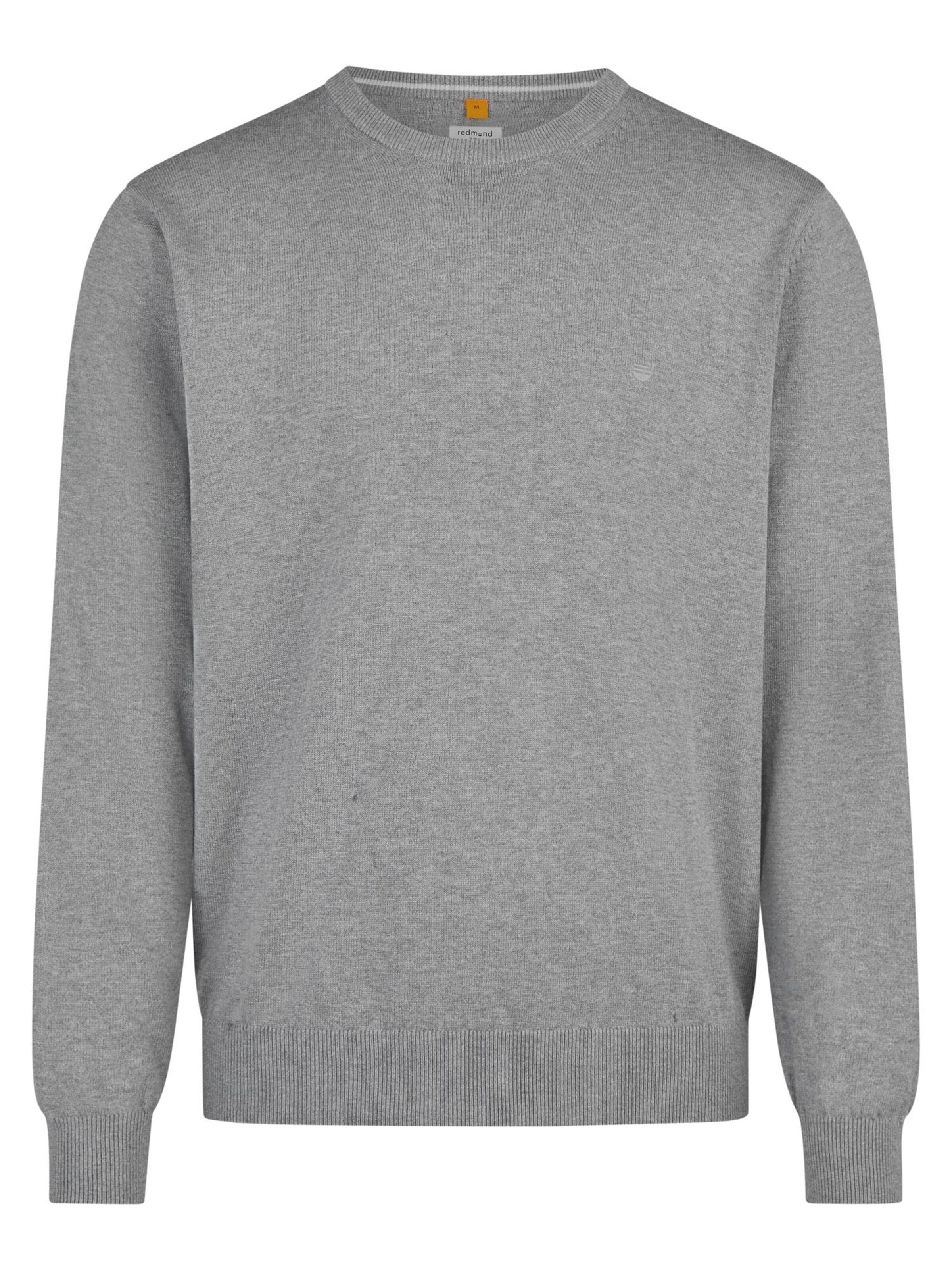 redmond Sweater 'Basic' in Grey: front