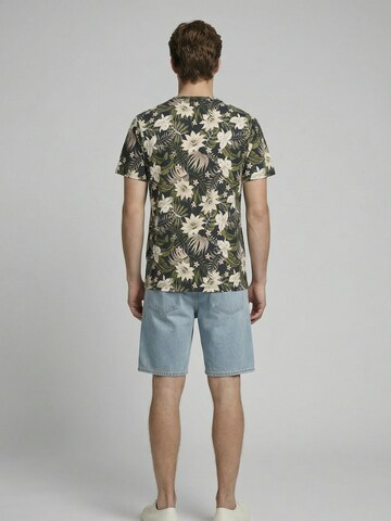 T-Shirt 'JREBRUSSEL FLOWER' JJ Rebel en noir