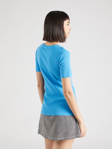 PIECES - Camisa 'RUKA' em azul