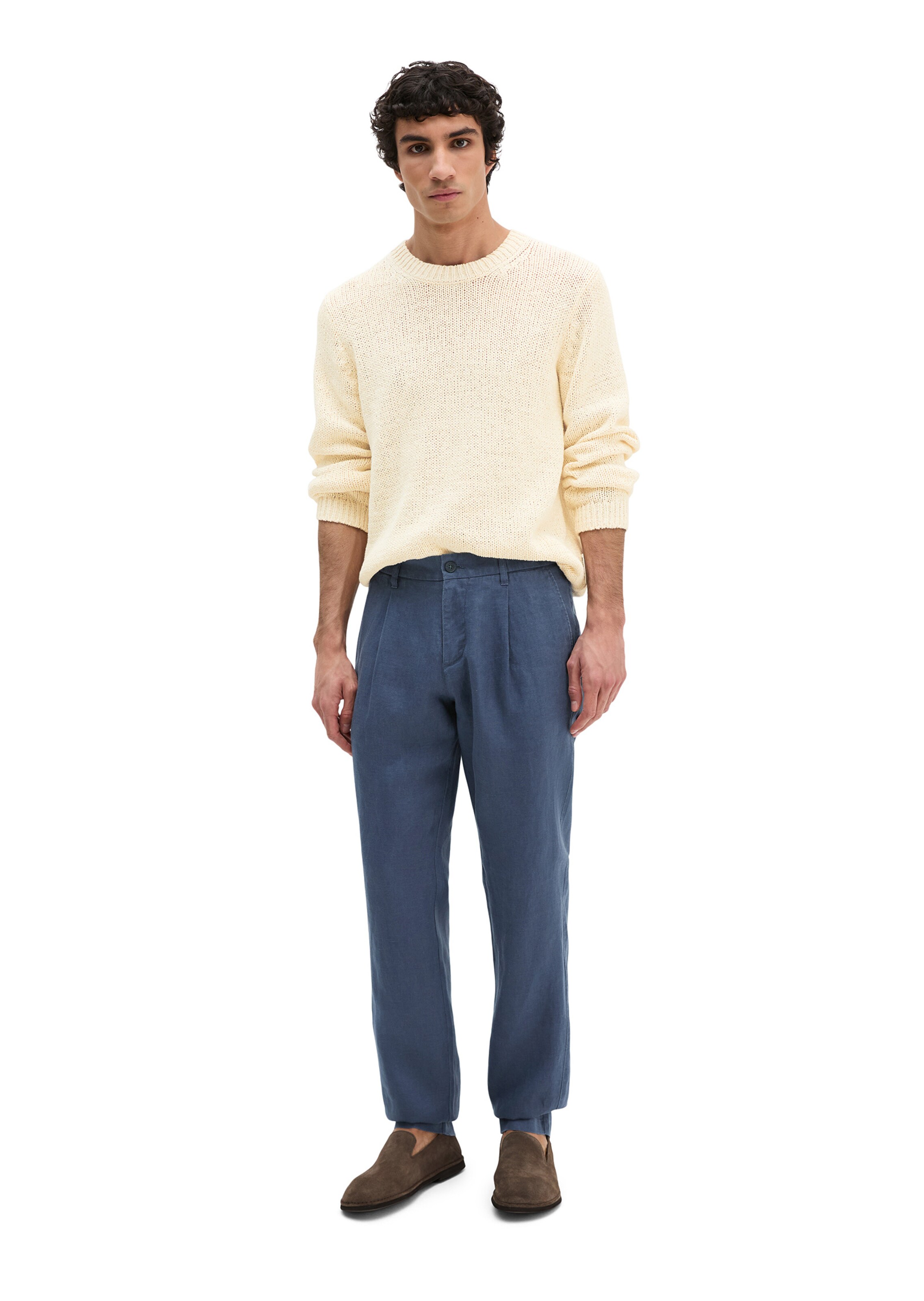 Effilé Pantalon 'Osby' Marc O'Polo en gris