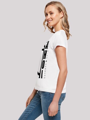 T-shirt 'Ahoi Anker Knut & Jan Hamburg' F4NT4STIC en blanc