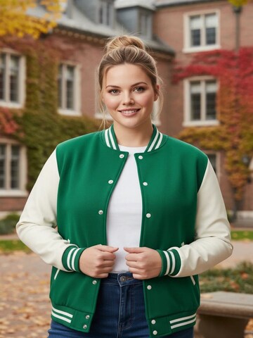 Shape Of You Between-season jacket in Green