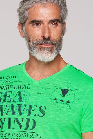 T-Shirt CAMP DAVID en vert