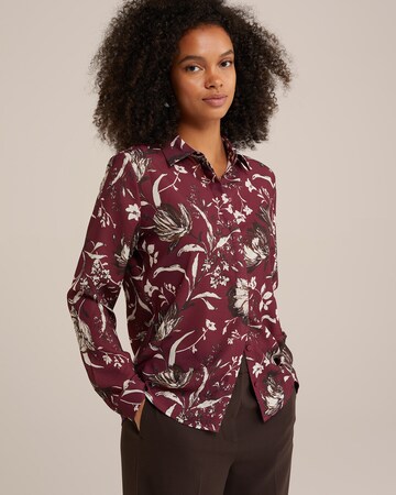 WE Fashion Bluse in Rot: Vorderseite