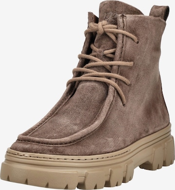 Bottines à lacets Paul Green en marron : devant
