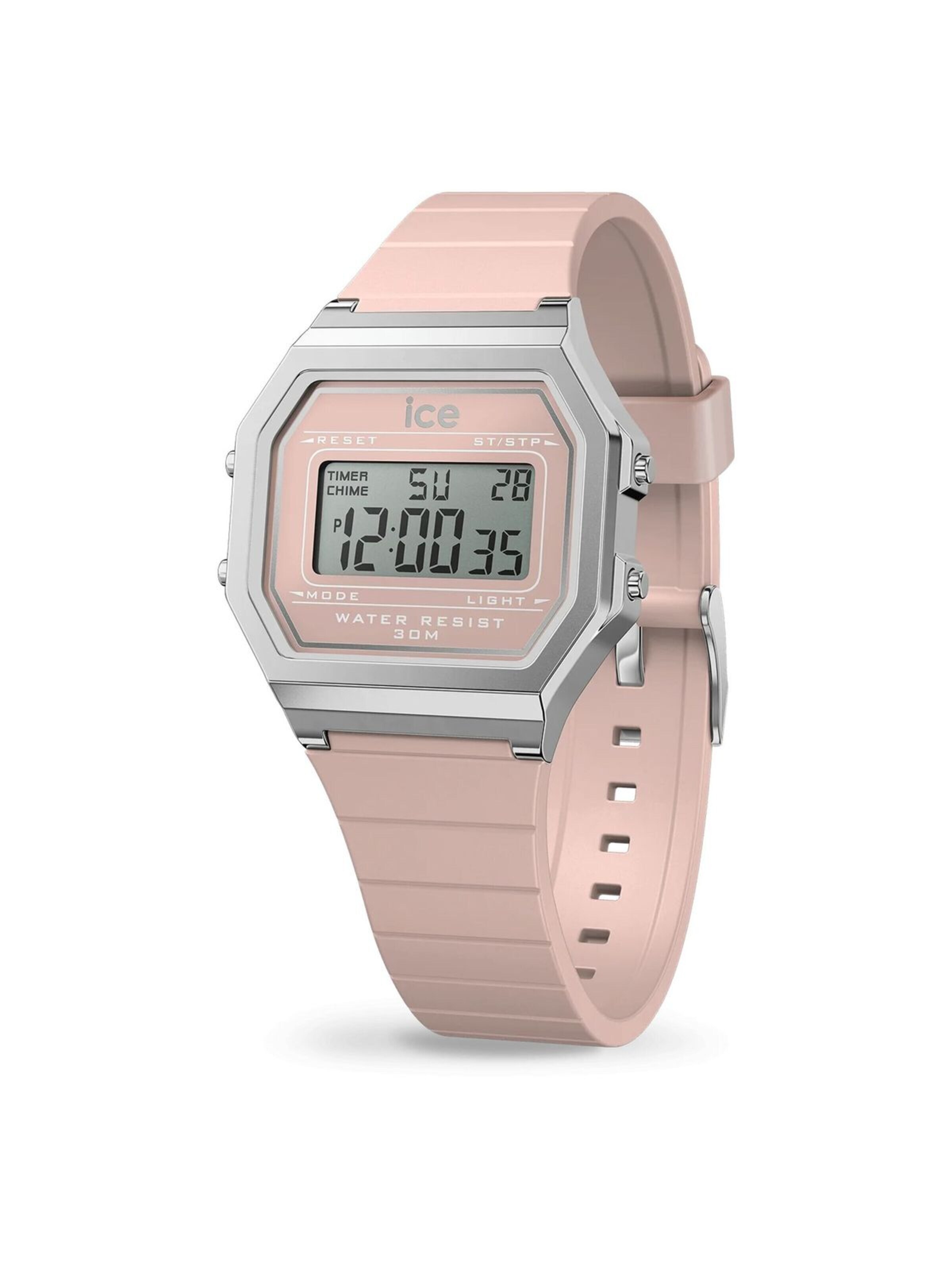 Montre digitale Ice-Watch en rose : devant