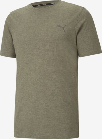 T-Shirt fonctionnel PUMA en vert : devant