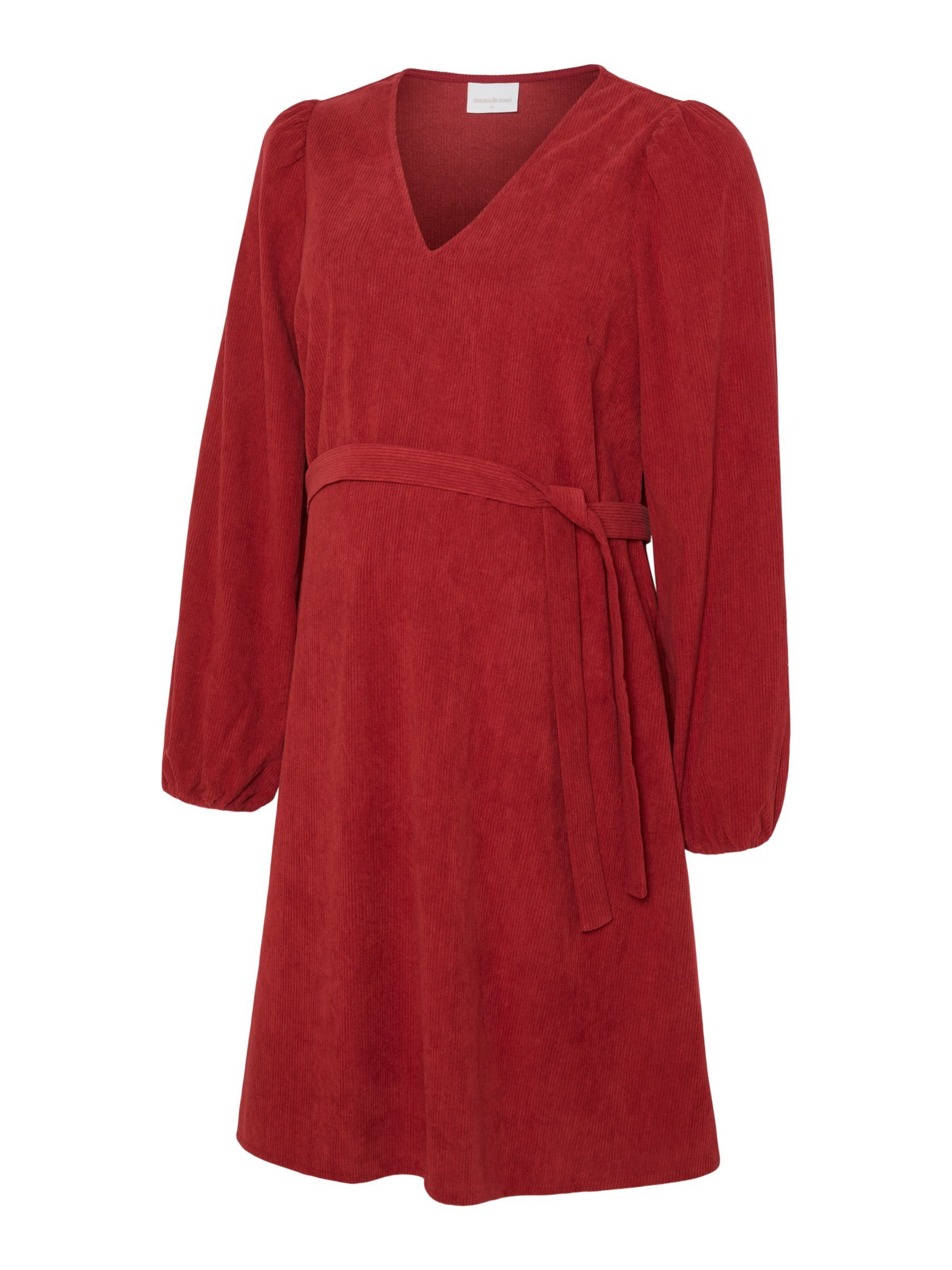 MAMALICIOUS Kleid 'MLJane' in Rot: Vorderseite