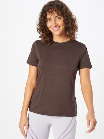 ENDURANCE Performance shirt 'Maje' in Brown: front