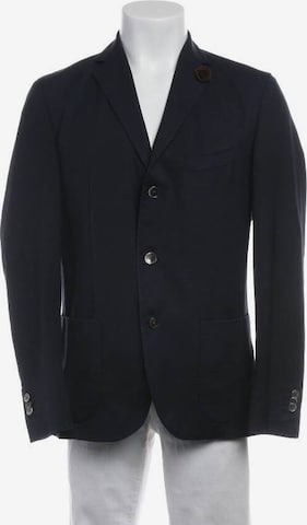 Windsor Suit Jacket in M-L in Blue: front