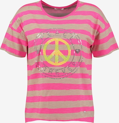 Key Largo Paita 'SYMBOL ' värissä beige / keltainen / neonpinkki / musta, Tuotenäkymä