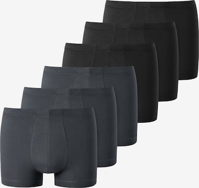 uncover by SCHIESSER Boxershorts in grau / schwarz, Produktansicht