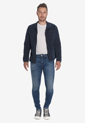 Le Temps Des Cerises Slimfit Jeans 'POWERC' in Blauw