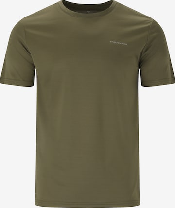 ENDURANCE - Camisa funcionais 'VERNON' em verde: frente