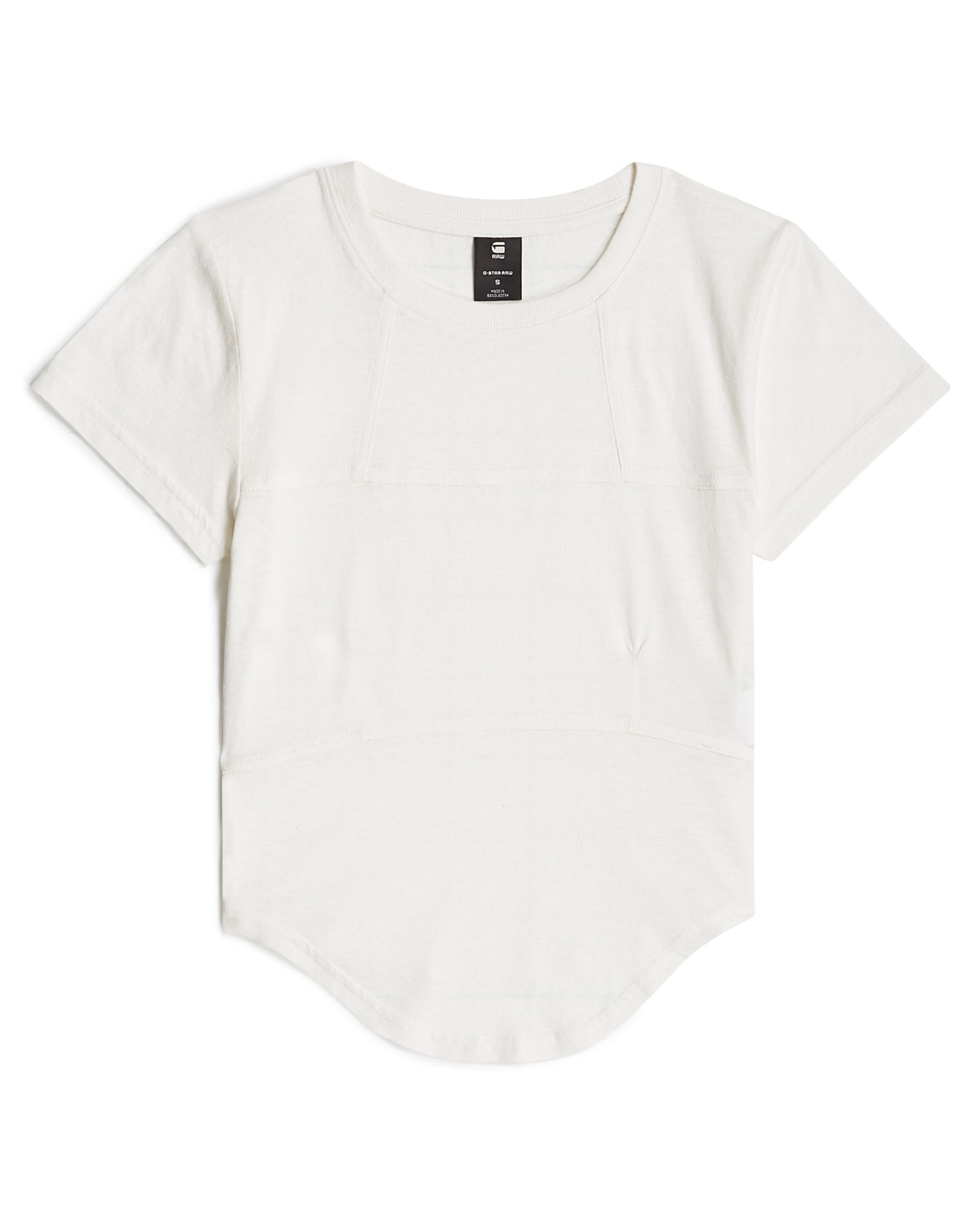 G-STAR Topshirt 'Corset' in weiß, Produktansicht