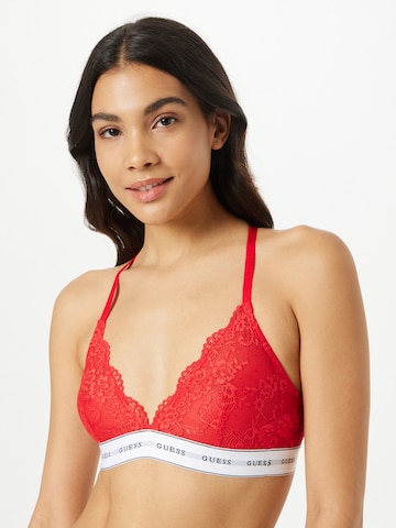 GUESS Triangle Bra 'Belle' in Red: front