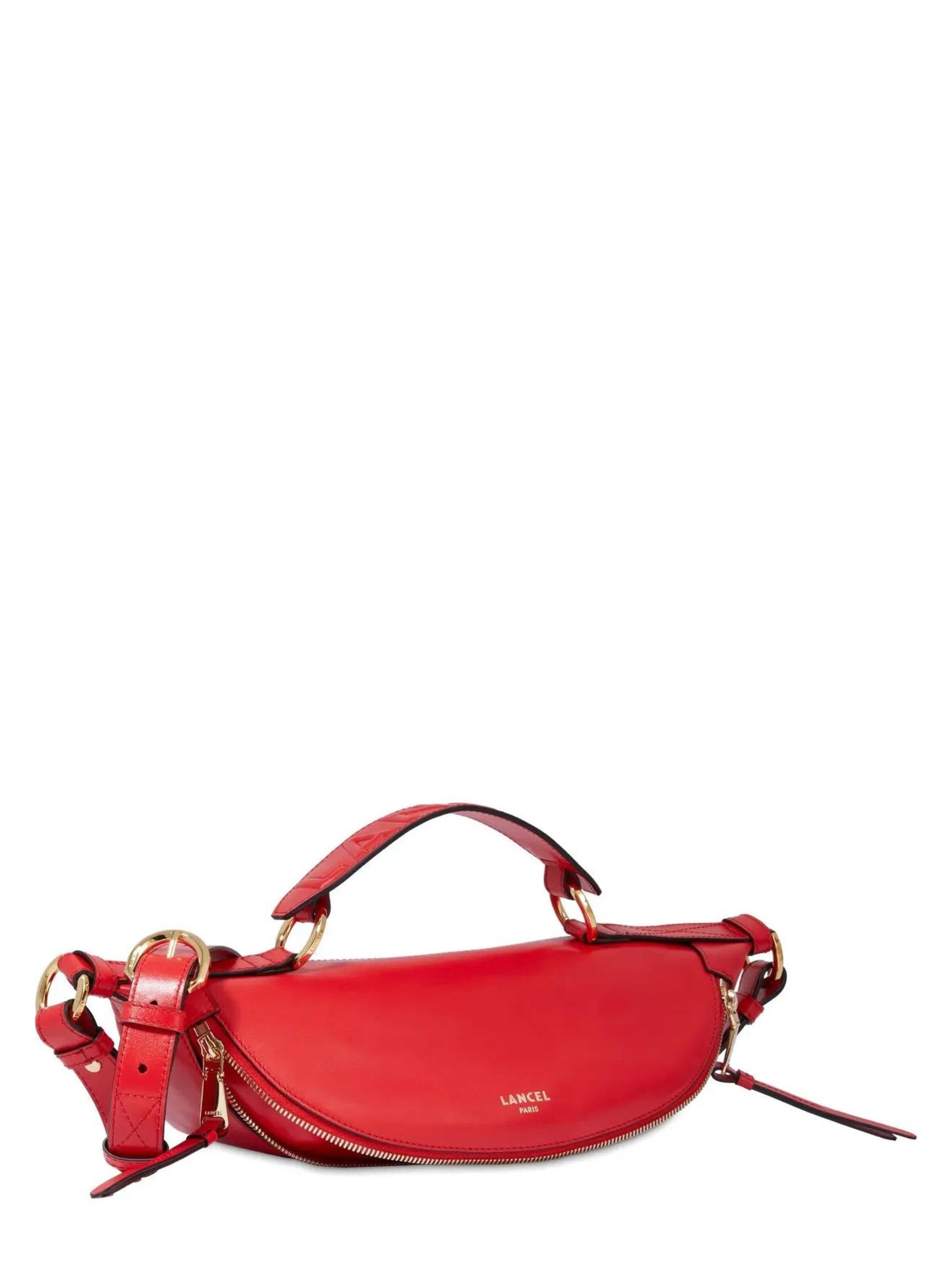 Lancel - Bolso de hombro 'Sac Bandoulière S Lancel Origami A12527JQTU Rouge' en rojo
