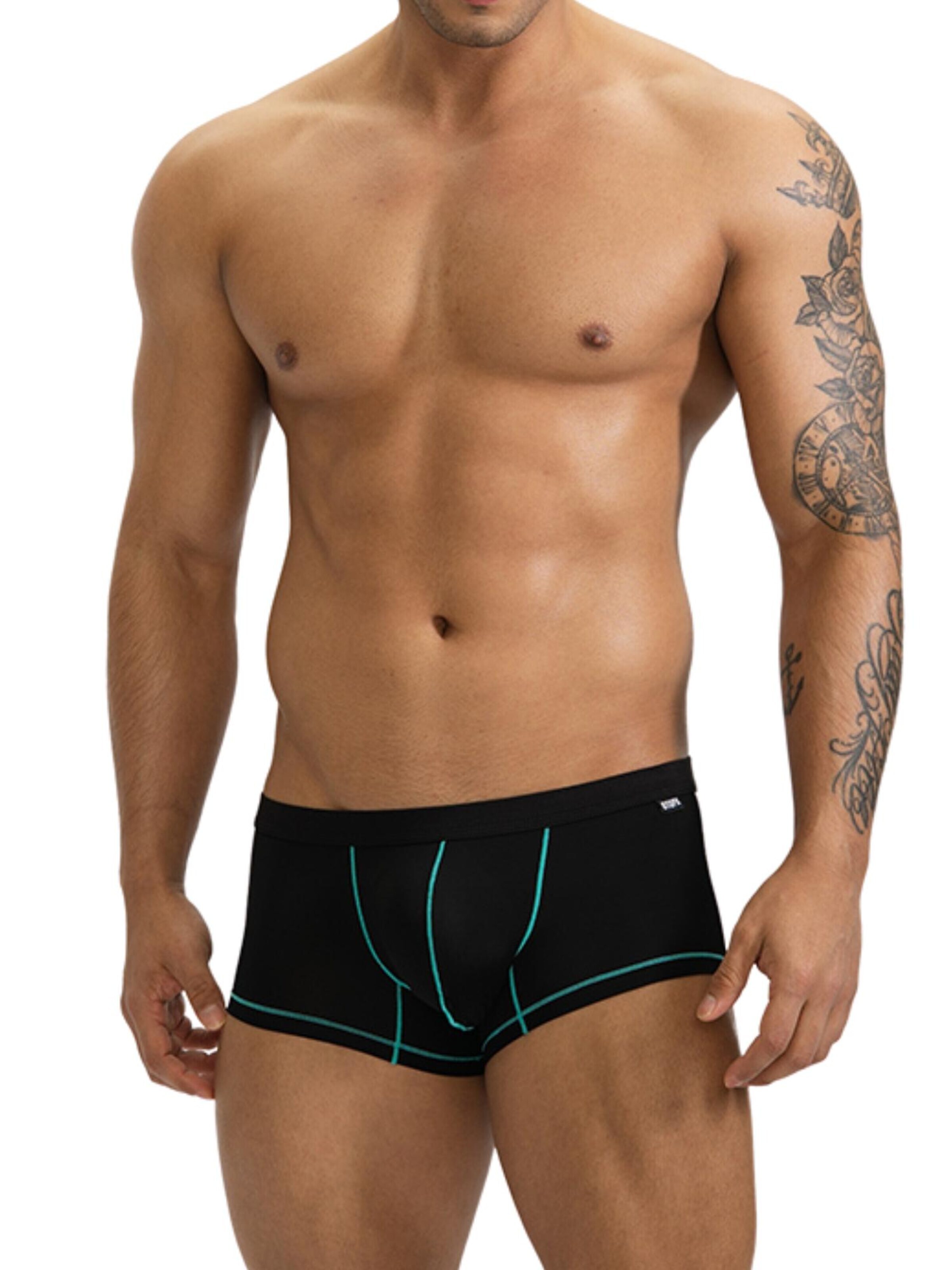 BIMONI Boxer shorts 'Dünn' in Black: front