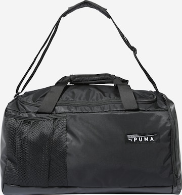PUMA Αθλητική τσάντα σε μαύρο: μπροστά