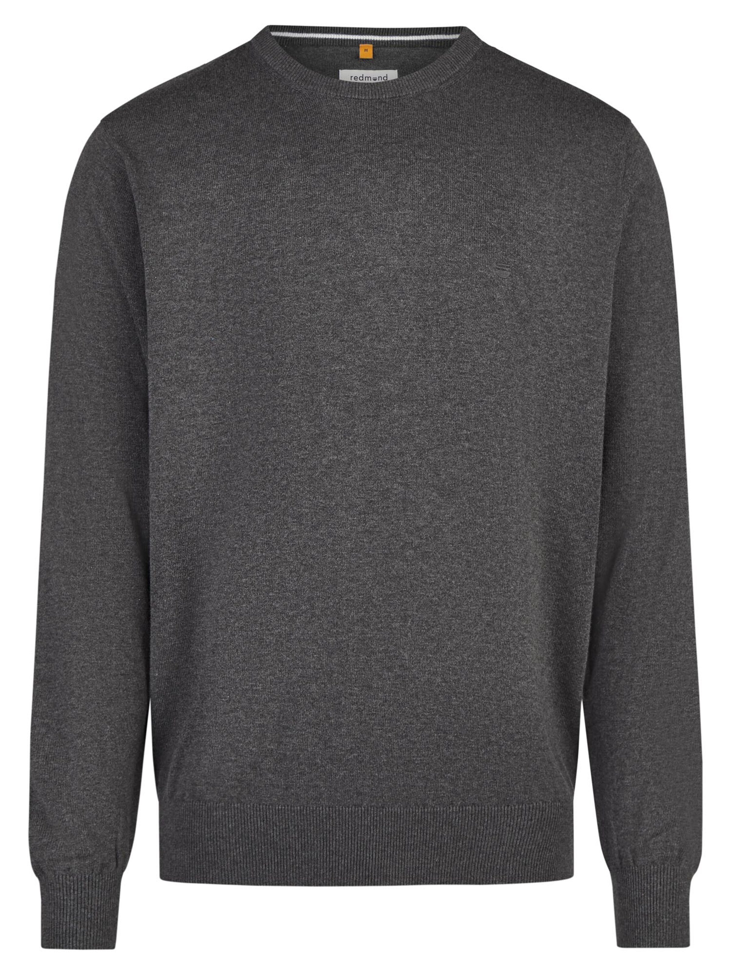 redmond Sweater 'Basic' in Grey: front
