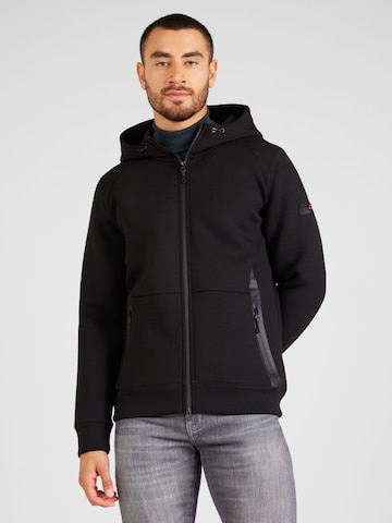 Peuterey Sweatjacke in Schwarz: predná strana