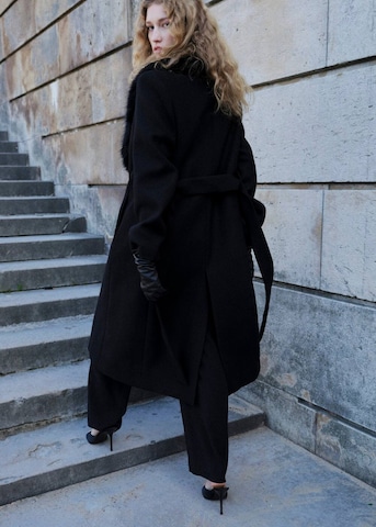 MANGO Mantel 'Dolce' in Schwarz