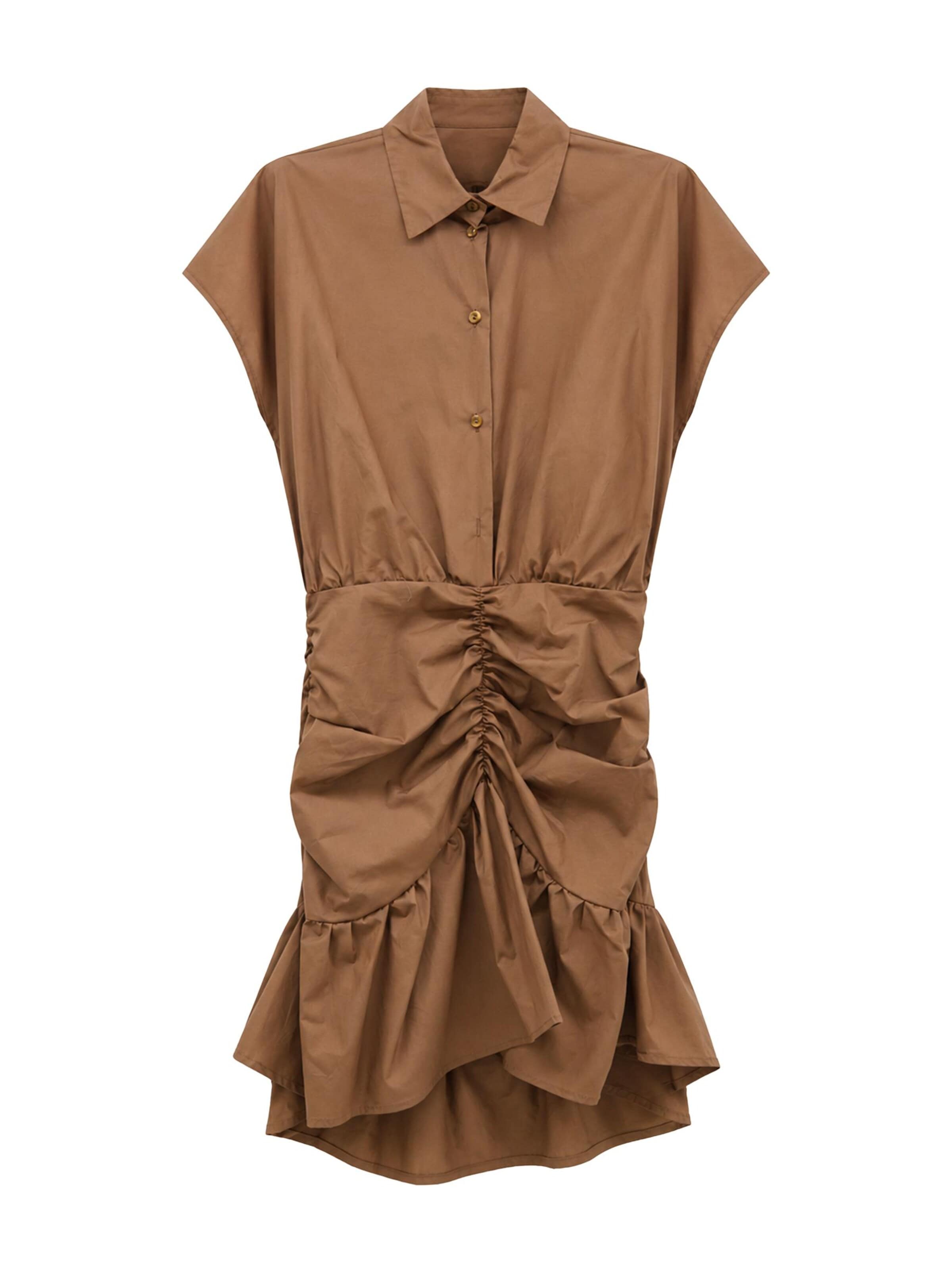 IMPERIAL Dress in Brown: front